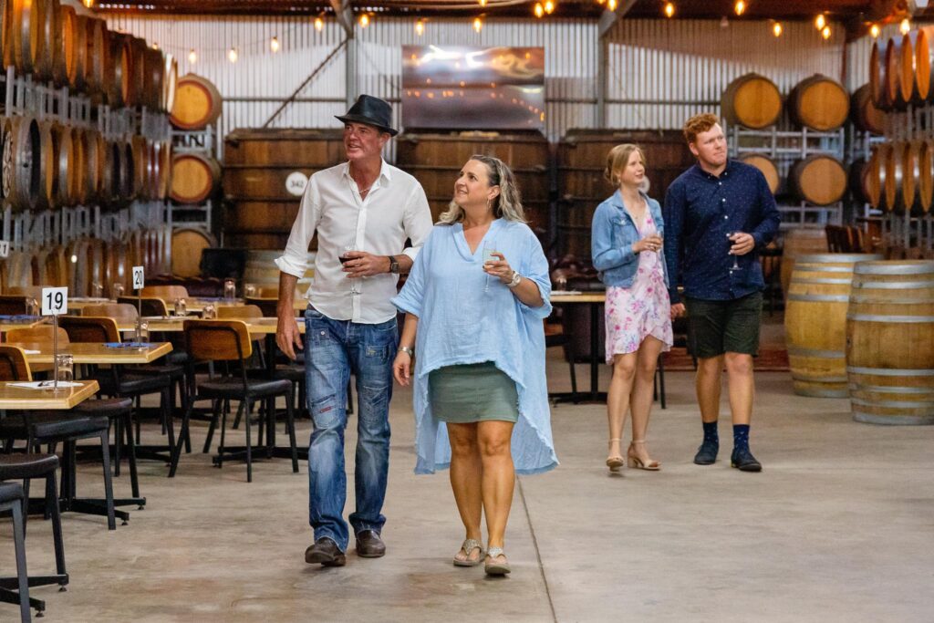 on-location, Renmark, Mallee Estate Wines, promotional, tour