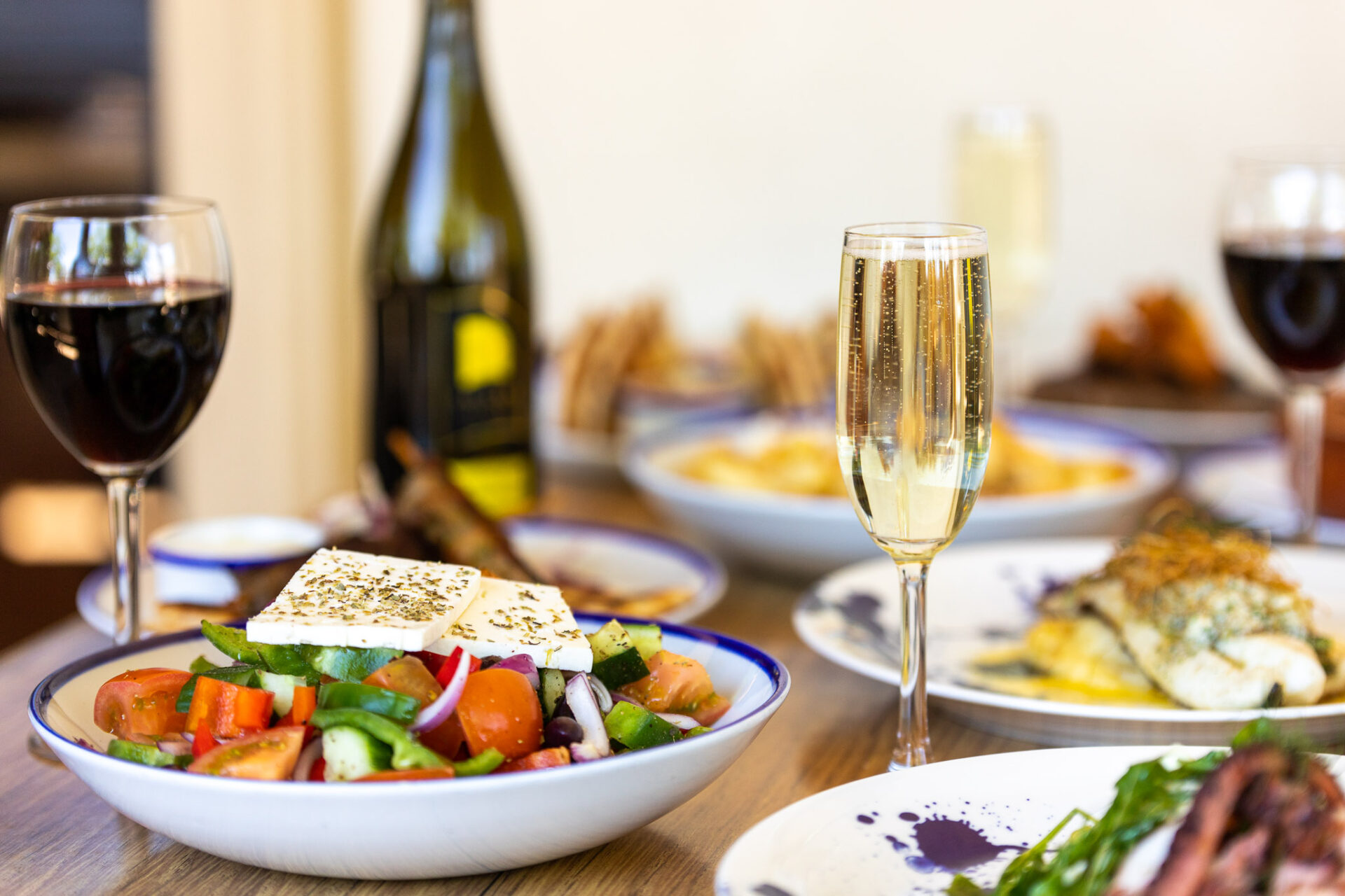 food, Mallee Estate Wines, on-location, product, promotional, Renmark, Eleni's Restaurant