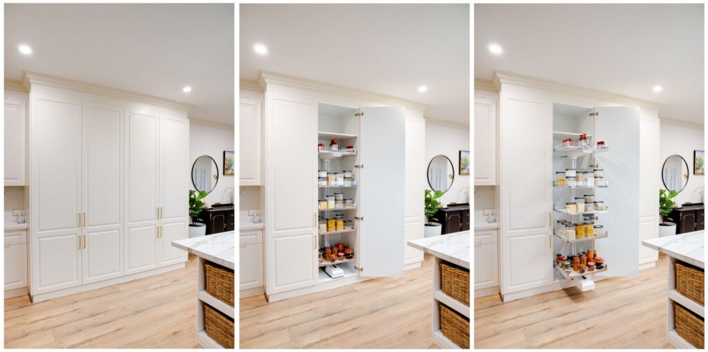 prestige kitchens and cabinets, Berri, pantry, promotional photography