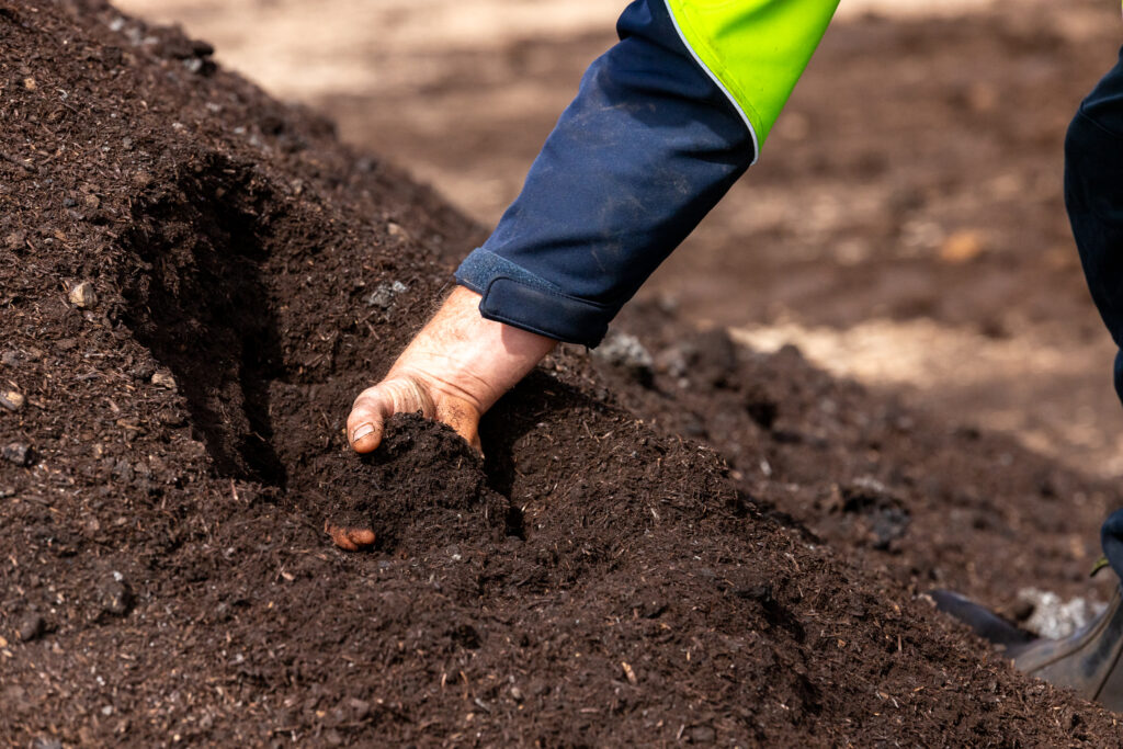 compost farm, South Australia, nutrients, worms, soil, fertiliser, stinky, brown, plants, dirt