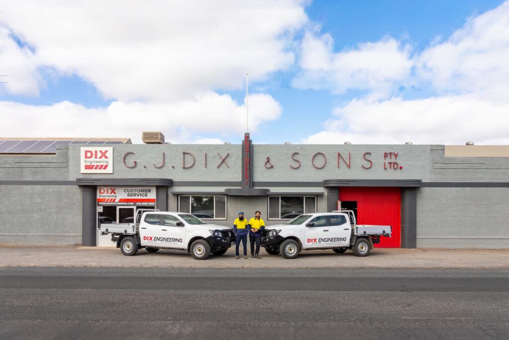 Dix Engineering, Renmark, welding, manufacture, labour, factory, custom-made, design, foundry, installation, fabrication, South Australia, irrigation, mining, business