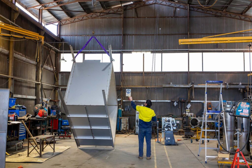 Dix Engineering, Renmark, welding, manufacture, labour, factory, custom-made, design, foundry, installation, fabrication, South Australia, irrigation, mining, business