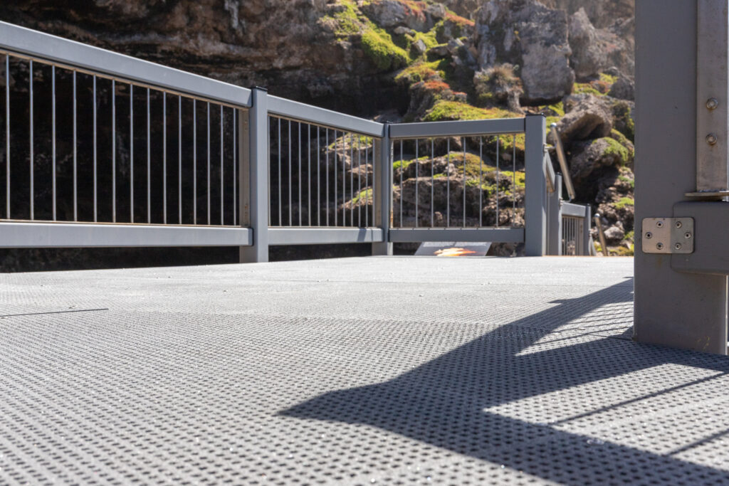 Admiral's Arch, Kangaroo Island, South Australia, tourism, Wagners, railing, stairs, walk, view, platform